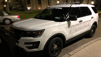 a suffolk county police van